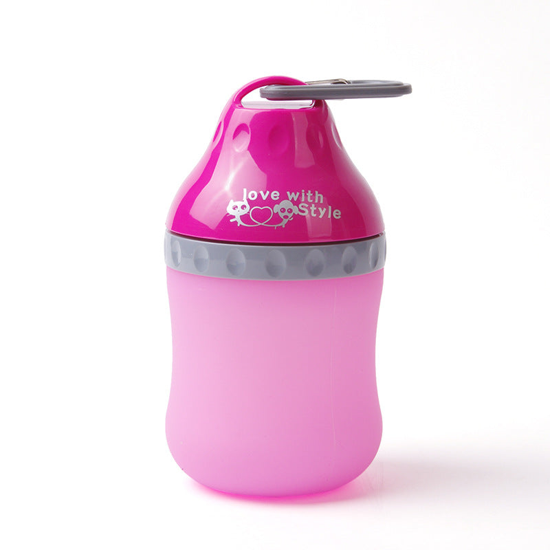 Aqusten Foldable Pet Water Bottle Silicone Travel Cup 400ml