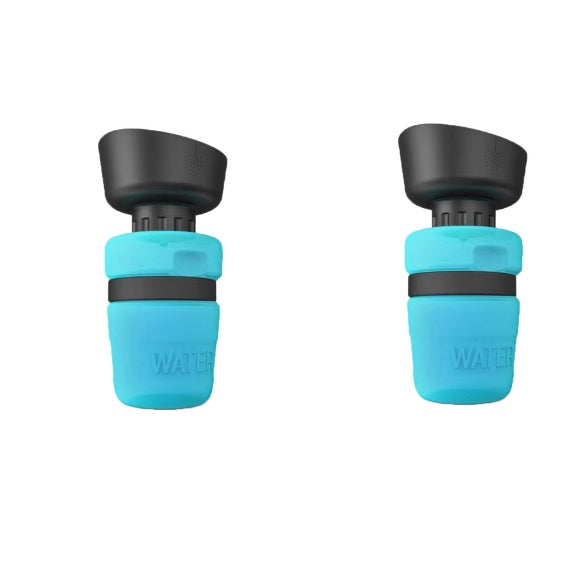 Aqusten Foldable Dog Water Bottle Travel Dispenser 520ml